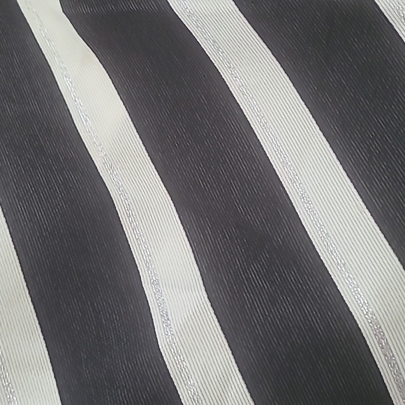 NWT Halston Heritage Strapless Tiered Stripe Dress Size 0 - Picture 6 of 6